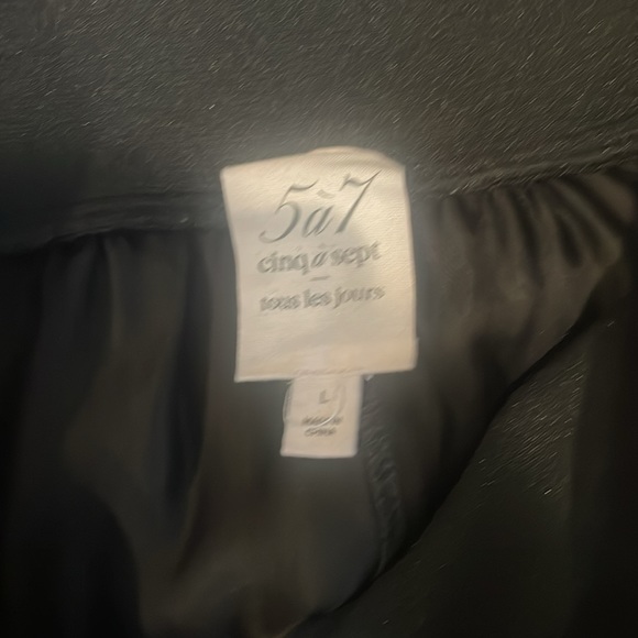 Cinq a sept satin jogger pants L like new - Picture 7 of 7